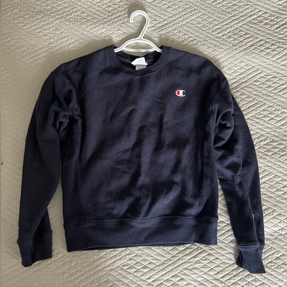 Champion - Navy Fleece Crewneck - CA SM - Picture 6 of 11
